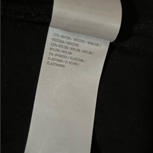 Belle by Kim Gravell boho work career Black zip jacket 3/4 sleeve tassels Large - Picture 8 of 12